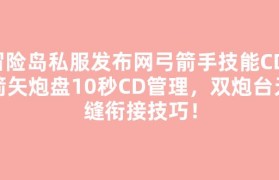 冒险岛私服发布网弓箭手技能CD：箭矢炮盘10秒CD管理，双炮台无缝衔接技巧！